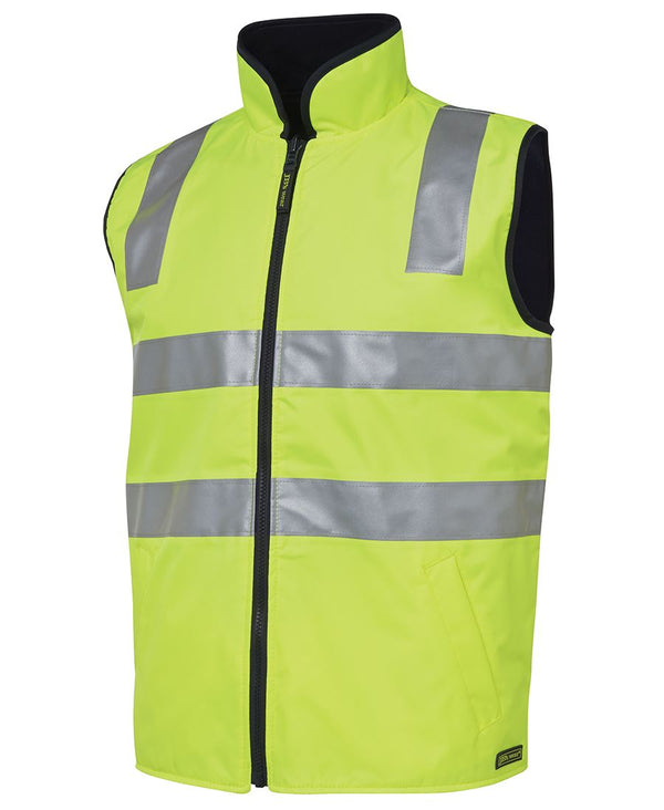 JB's High-visibility workwear vest with reflective strips.