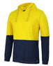 JB's fluorescent yellow and navy long sleeve hoodie 