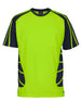 JB's fluorescent lime t'shirt with spider design sleeves
