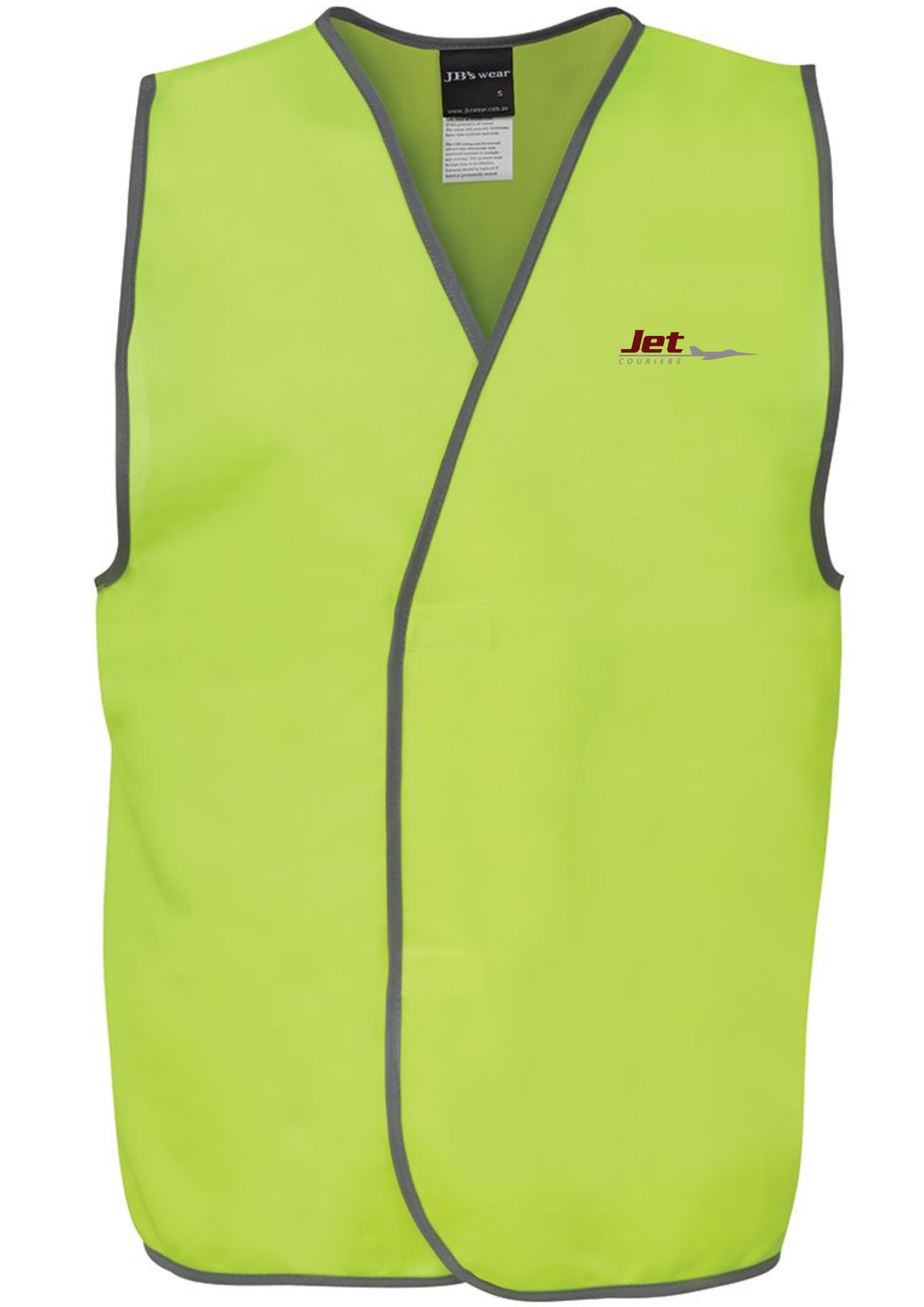 JET - JB'S HI vis safety vest 6HVSV with printed logo