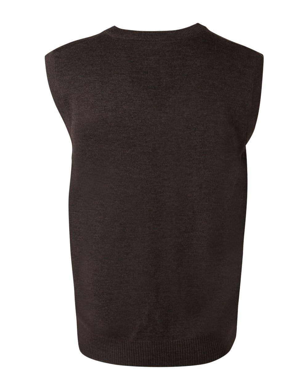 Vest wool/acrylic blend in grey in back