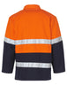 Winning Spirit SW31A HI-VIS TWO TONE REFLECTIVE BLUEY JACKET in fluorescent orange