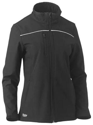 Bisley BJL6060 WOMEN'S SOFT SHELL JACKET in black